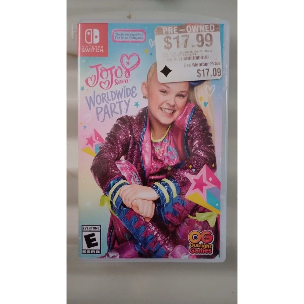 JoJo Siwa Worldwide Tour (Nintendo Switch, 2022) Used
